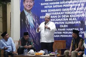 Bupati Sumbawa Gercep Tangani Kebakaran Kalimango, Wamen PKP: Luar Biasa!