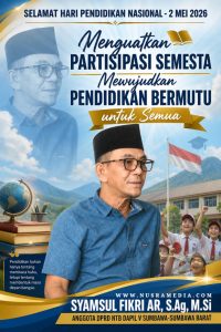 Syamsul Fikri Ajak Perkuat Partisipasi Semesta di Momentum Hardiknas 2026
