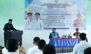 Bupati Sumbawa Resmi Buka Pelatihan BLK, Siapkan SDM Kompeten Hadapi Peluang Industri Nasional