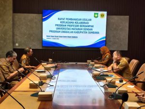 Bupati Gandeng Profesor Unram, Program Unggulan Sumbawa Didorong Lebih Berdampak