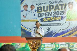 Bupati Sumbawa Buka Bupati Open 2026, 460 Atlet Ramaikan Kejuaraan Bulutangkis